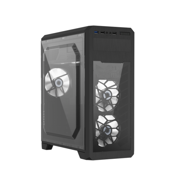 GameMax G563 Mid-Tower ATX Gaming Case BK GameMax G563 Mid-Tower ATX Gaming Case BK